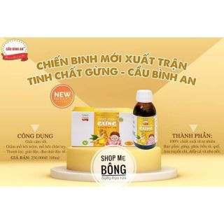 Tinh chất Gừng Cầu Bình An 100ml