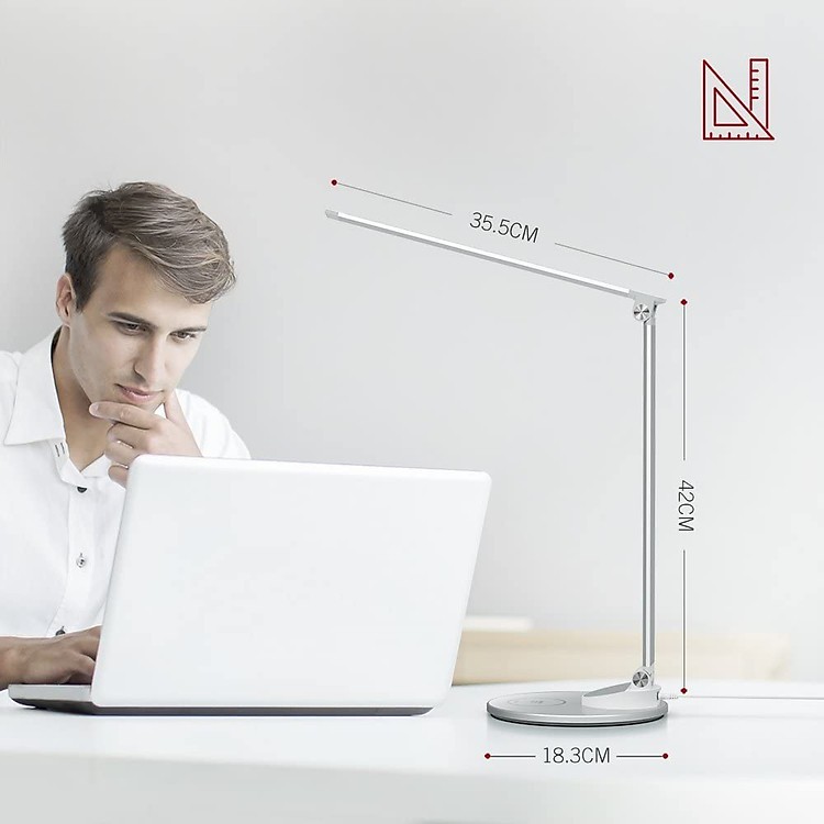 Đèn LED Chống Cận Kiêm Sạc Không Dây Taotronics TT-DL044 9W - Hàng Chính Hãng