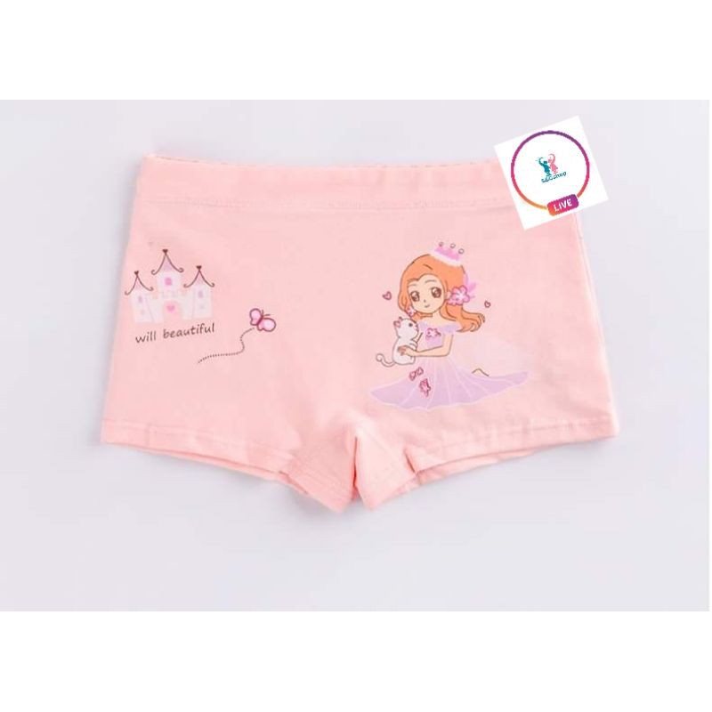 Set 4 quần chip đùi Will Beautiful cho bé từ 9 kg - 38kg