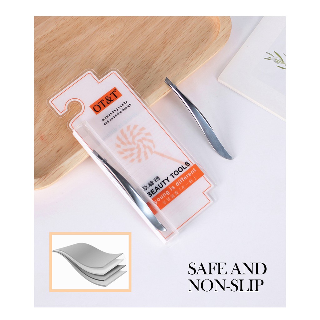 Nhíp tỉa lông OT&amp;T hỗ trợ trang điểm tiện dụng 15g