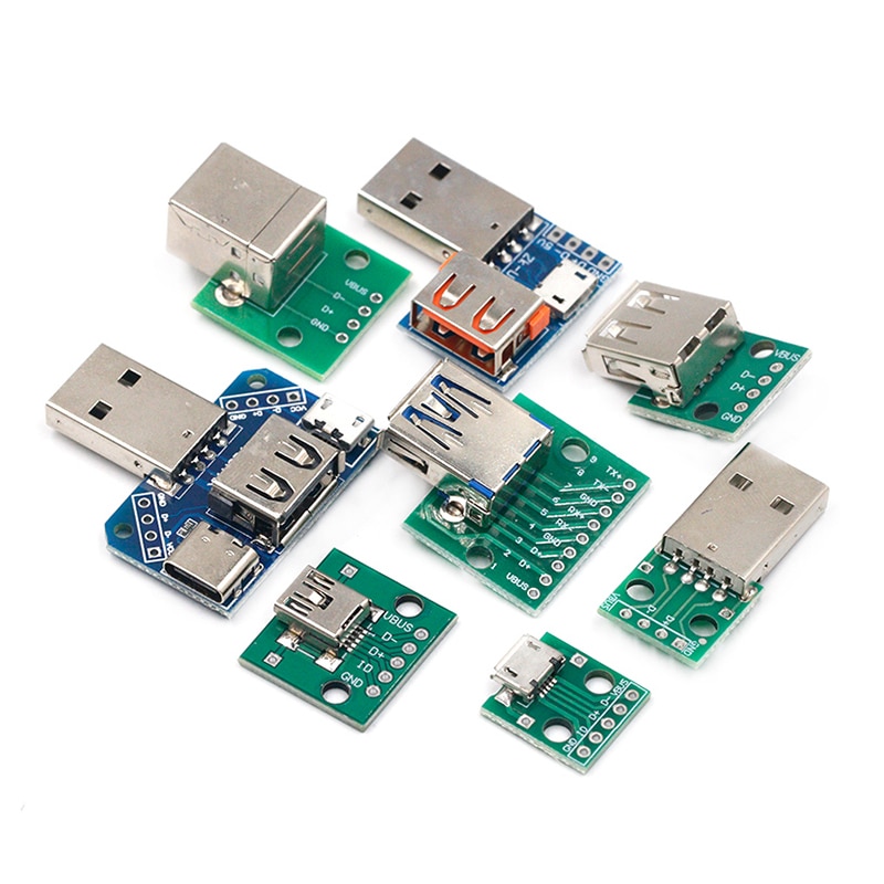 1 Đầu Chuyển Đổi Mini Micro Usb Sang Dip 2.54 Type-C Usb2.0 3.0 | BigBuy360 - bigbuy360.vn