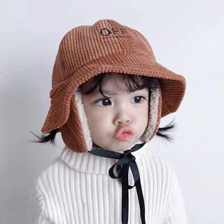 Mũ Off đội đầu có bịt tai cơ động cho bé trai, gái chống gió lùa