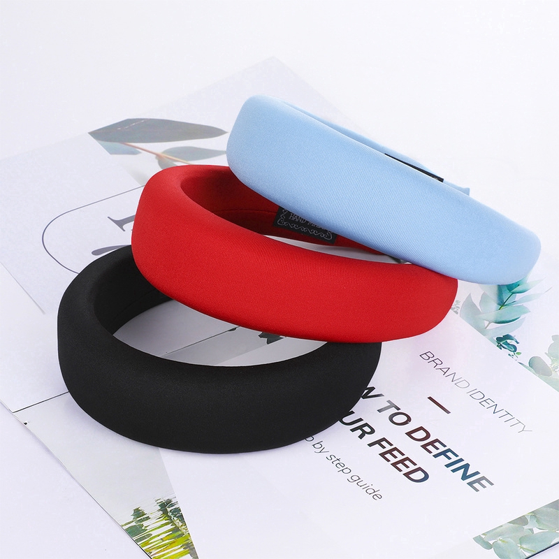 Haimeikang  Băng đô nhung nhựa đội đầu Thời trang ngắn gọn Cô gái thời trang nữ Băng đô cài tóc