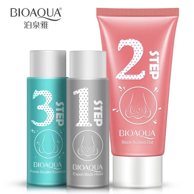 Set 3 lọ lột mụn mũi Bioaqua | Thế Giới Skin Care