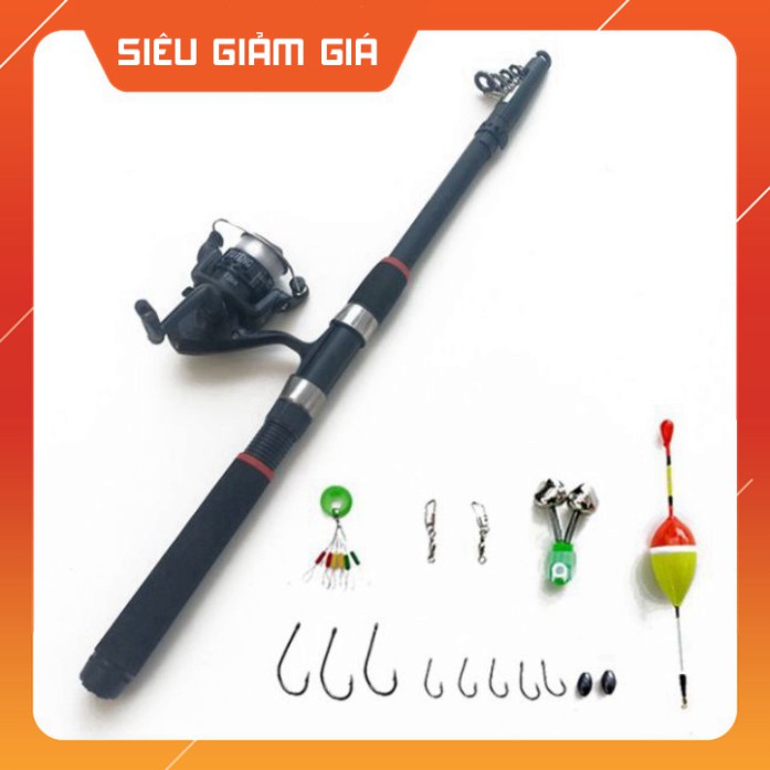 [Combo] [Combo] (Rẻ bất ngờ)Bộ cần câu rút Shimano và máy cùng phụ kiện [Giá rẻ] [Giá rẻ]