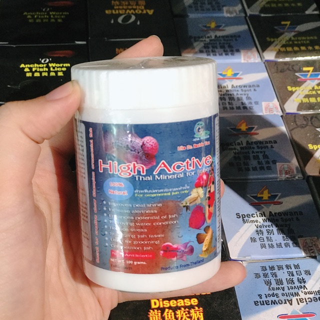 Khoáng Chất Thiết Yếu Cho Cá High Active 100g