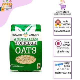 Yến mạch nhập khẩu Úc Healthy Garden túi 900g - dòng yến mạch tươi nguyên chất tốt cho người ăn kiêng giảm cân