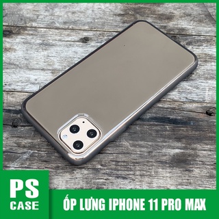 Ốp lưng dẻo chống sốc cao cấp dành cho iPhone 11 Pro Max - Màu đen mờ - PS Case Phân Phối