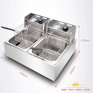 Bếp chiên ngập dầu SUNNY 5000W nhiệt độ cao, sôi cực nhanh