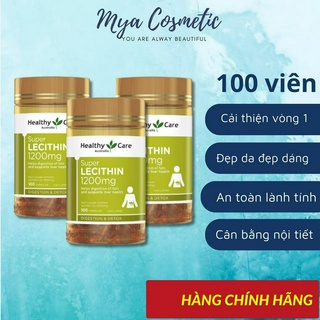 Mầm đậu nành Healthy Care Super Lecithin đẹp da, đào thải độc tố gan, cân bằng nội tiết tố