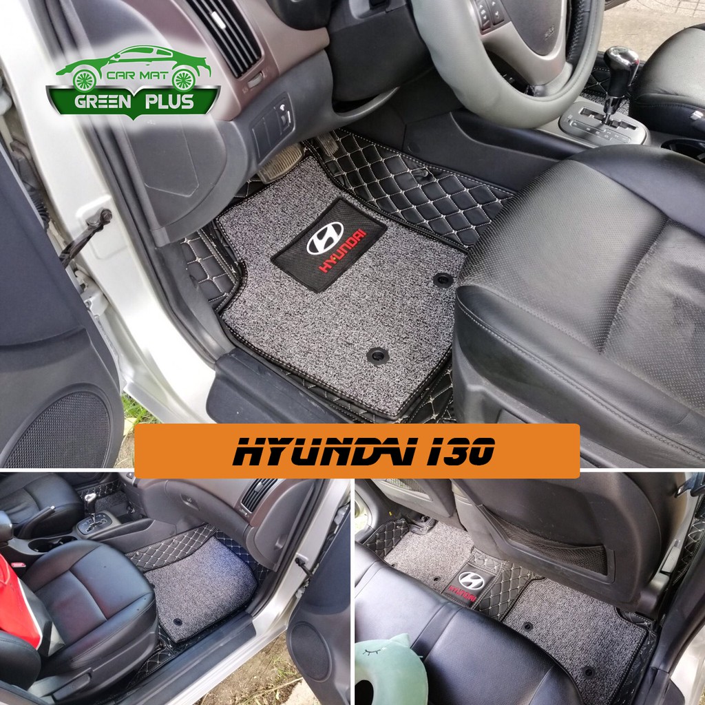 [Mã GREENHD giảm 100k] Thảm lót sàn ô tô 5D 6D Hyundai I10, Accent, Elantra, Kona, Tucson, I30, Getz