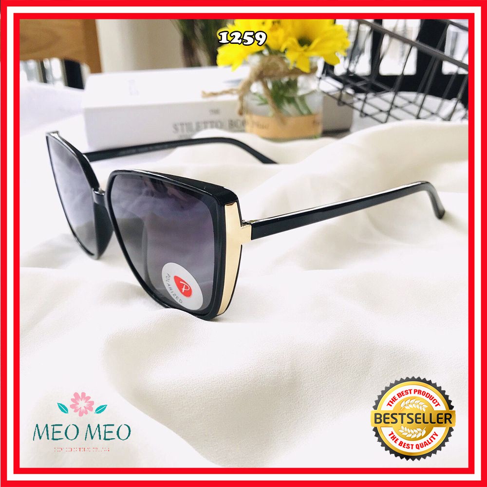 KÍNH MÁT NỮ CAO CẤP XI MẠ VÀNG - TRÒNG POLARIZED SÀNH ĐIỆU CHỐNG TIA KHÚC XẠ M1259