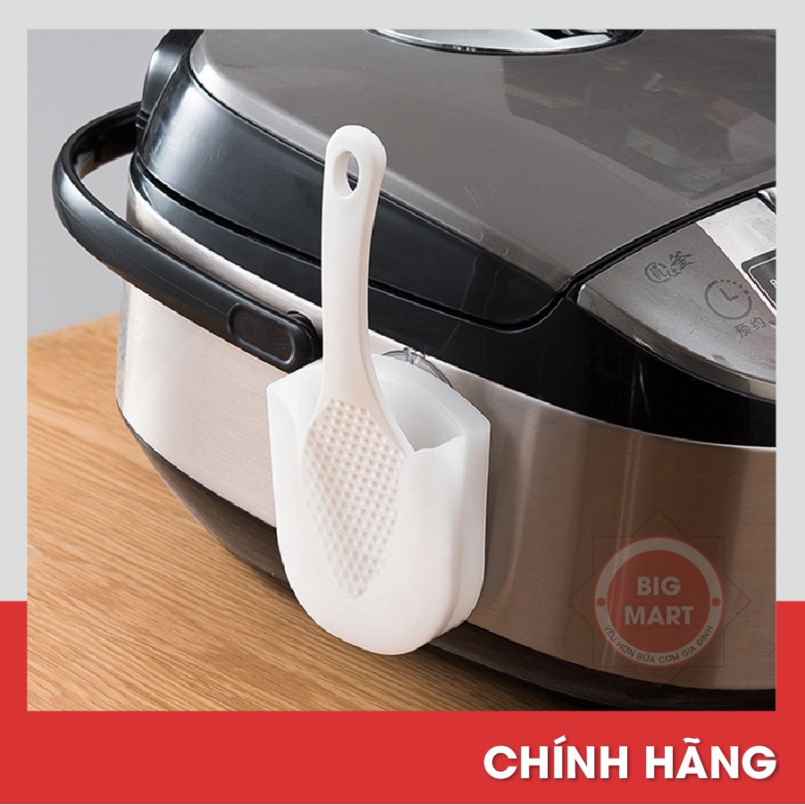 Muôi Xới Cơm Nhật Bản Nakaya Chống Dính/ Muôi Xới Cơm Kèm Giá Đựng