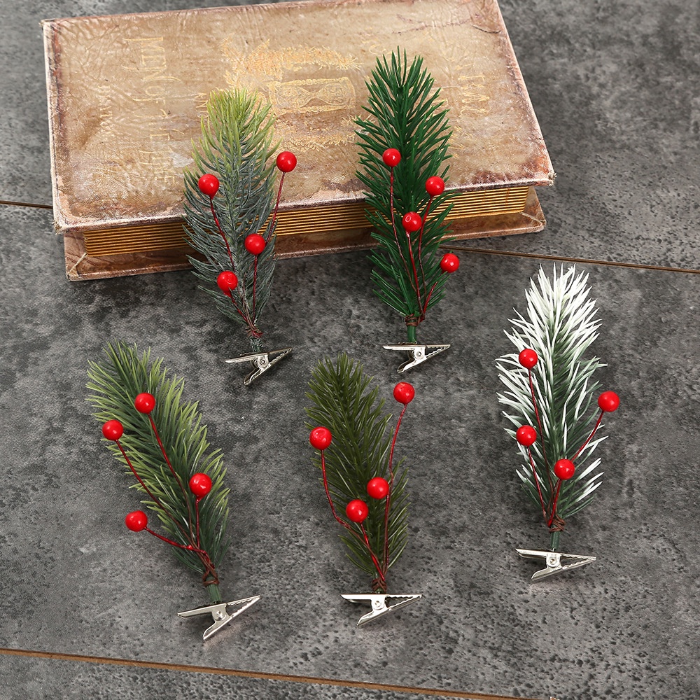 1 Nhánh Cây Thông Giáng Sinh Nhân Tạo Nhiều Phong Cách Trang Trí Nhà Cửa