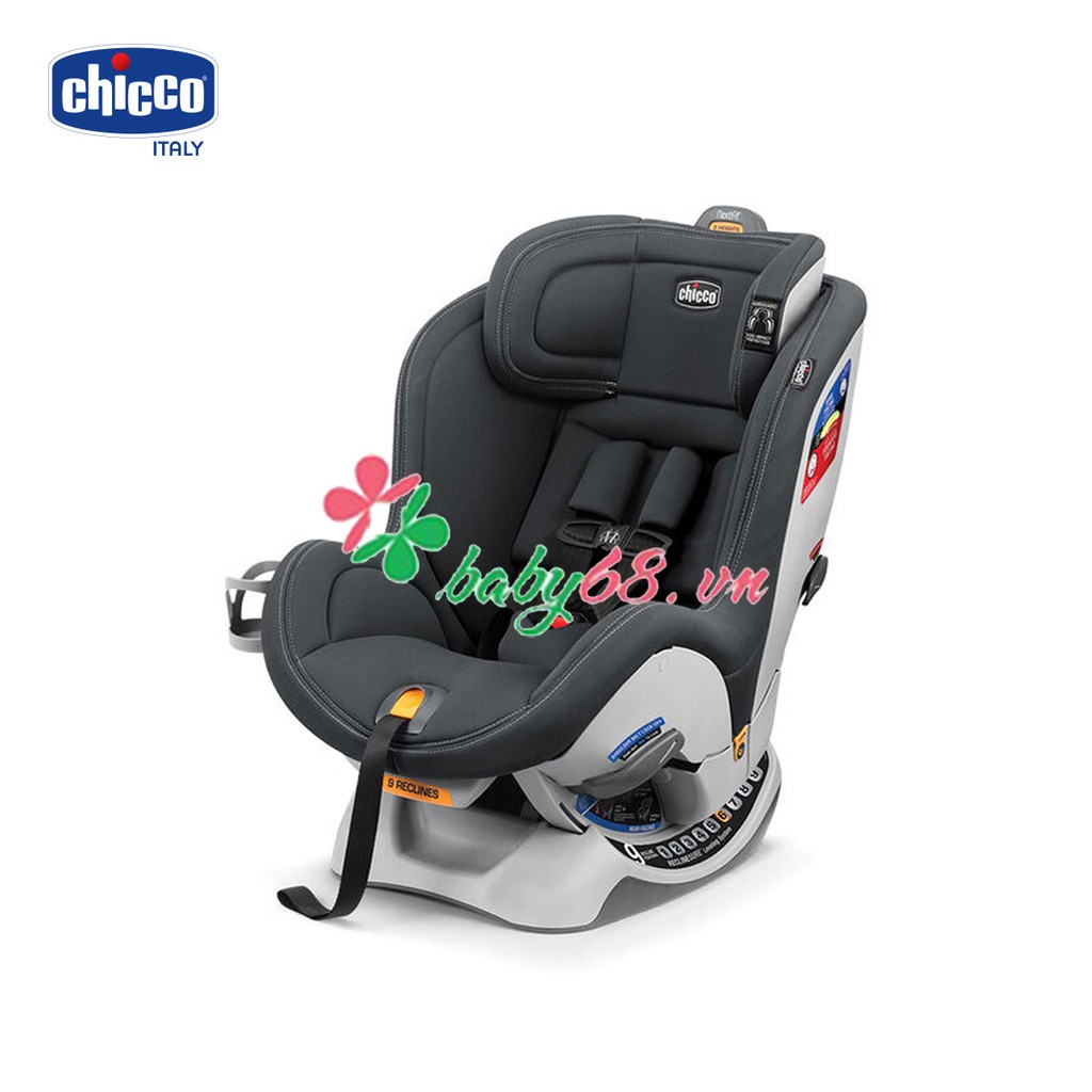 Ghế ngồi ô tô Chicco NextFit Sport ghi mercury