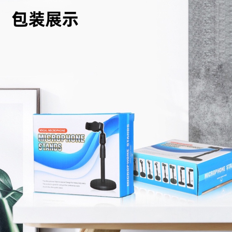 Giá Đỡ Điện Thoại Microphone Stands, Kẹp Chống Lưng 360 ,Đế Chân Tròn Để Bàn, Gia Đỡ Tiện Lợi Đa Năng