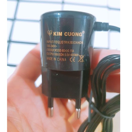 Sạc nokia chân kim thương hiệu kim cương, sạc chân nhỏ cho máy nokia cổ có đèn báo