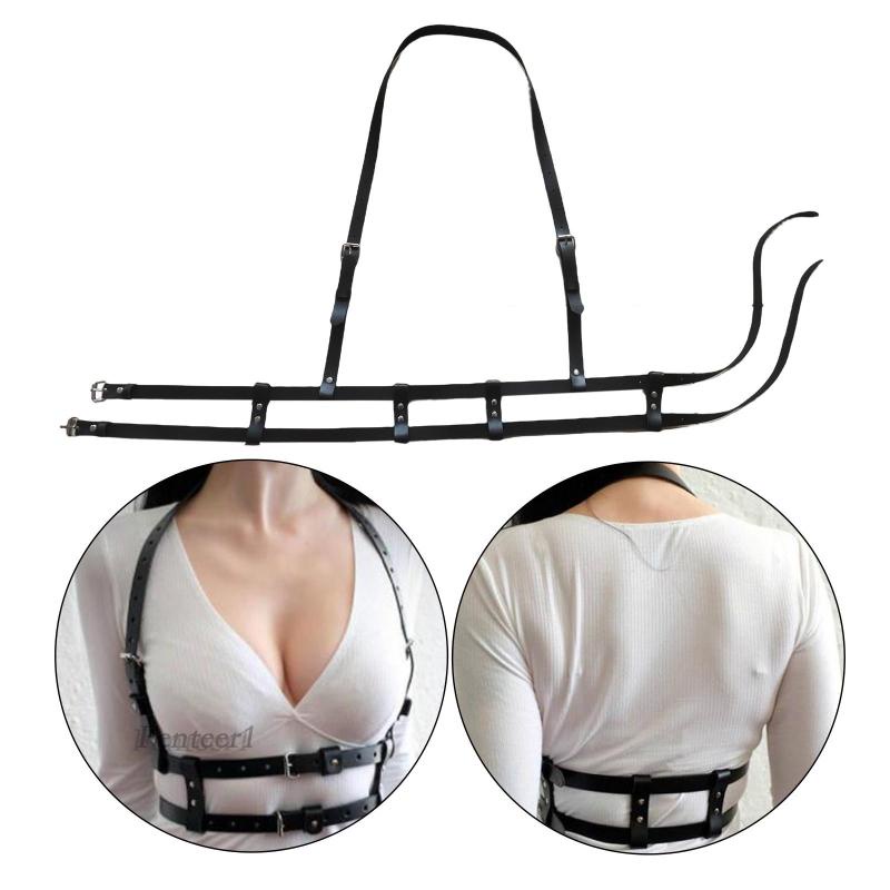 [Fenteer1] Dây Nịt Giả Da Thắt Lưng Punk Cho Nữ