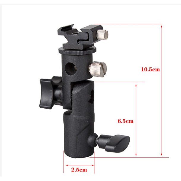 Gá đèn Flash gắn dù - phụ kiện studio, Chân Đế E Mount giá rẻ HL Lighitng