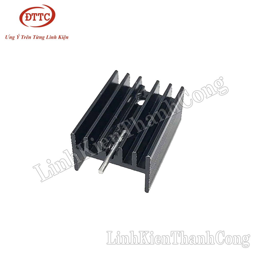 Tản Nhiệt TO-220 15x10x20mm Màu Đen