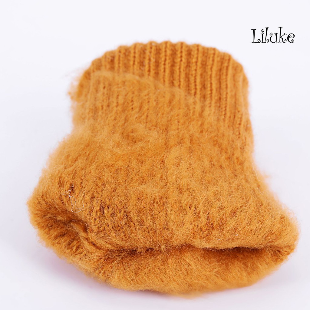 1 Đôi Găng Tay Dệt Kim Chống Trượt Có Thể Chạm Màn Hình Cảm Ứng Cho Nam Nữ