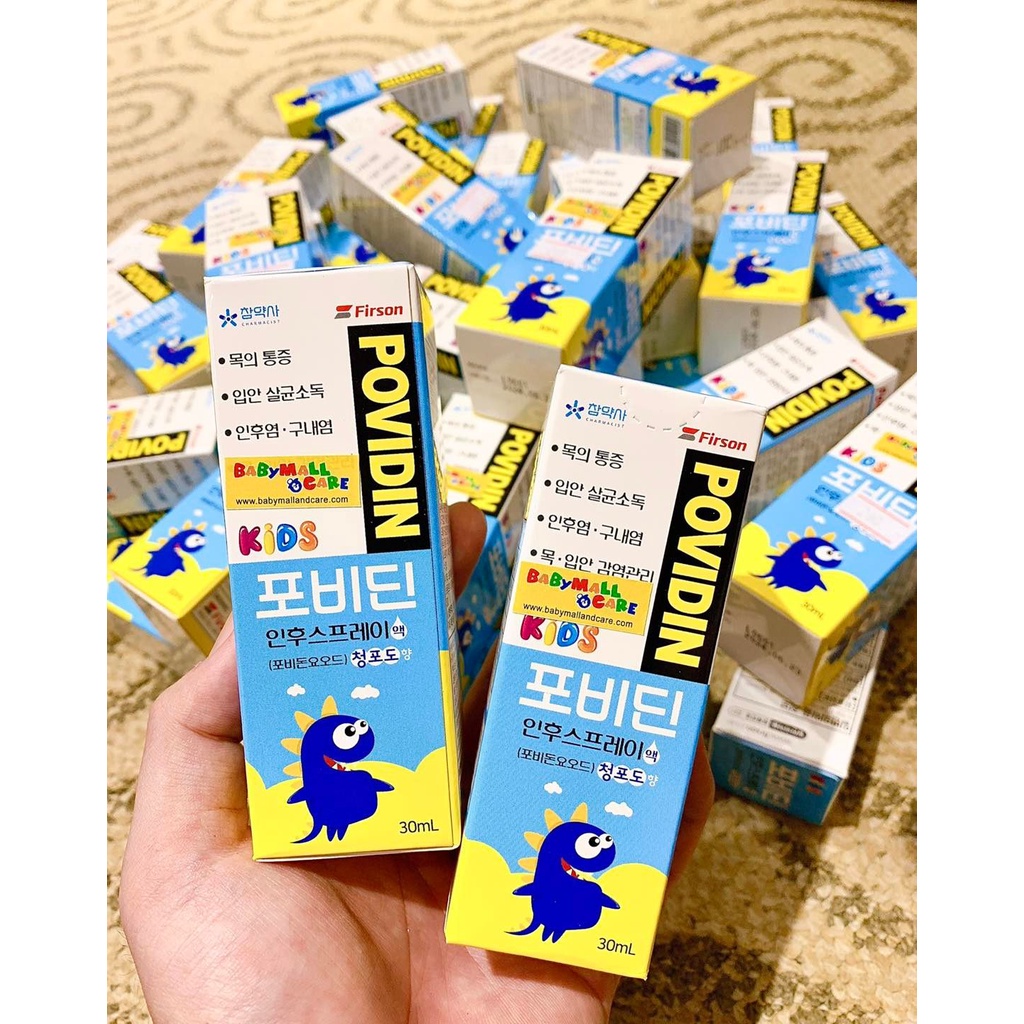 XỊT HONG POVIDIN CHO BÉ