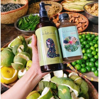 Tinh chất thảo mộc bồ kết mọc tóc HANDMADE (330ML)