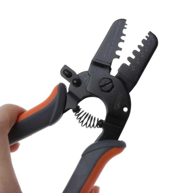 yal Mini Crimper Open Barrel Crimping Tool Pliers for AWG28-20 Terminal Connector