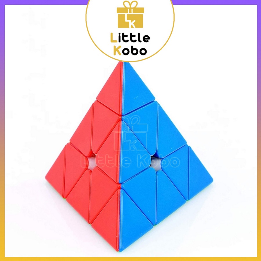 Rubik Pyraminx Stickerless MoYu MeiLong MFJS Rubic Tam Giác Kim Tự Tháp Đồ Chơi Thông Minh