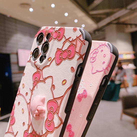 Sanrio Ốp lưng hình Hello Kitty dễ thương cho iPhone