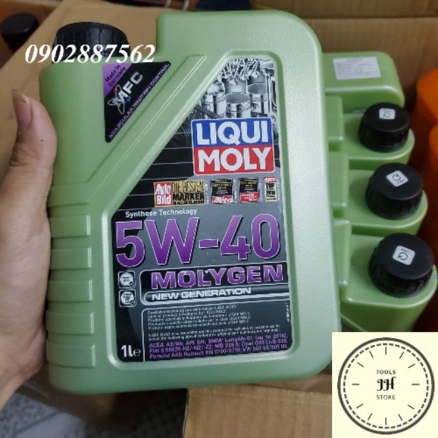 NHỚT LIQUI MOLY MOLYGEN 5W-40 1 LÍT ( XE TAY GA )