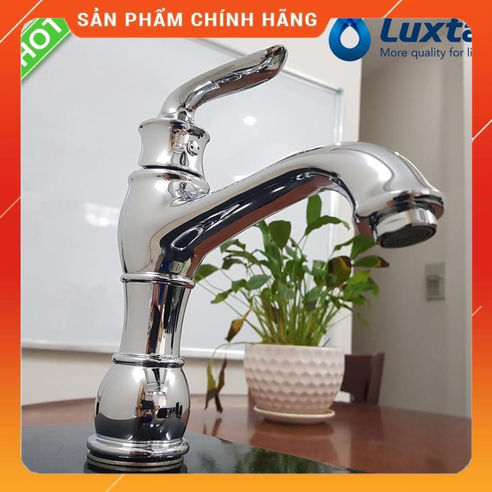 Vòi LAVABO nóng lạnh LUXTA L1218 tặng 2 dây cấp CHÍNH HÃNG BẢO HÀNH 05 NĂM