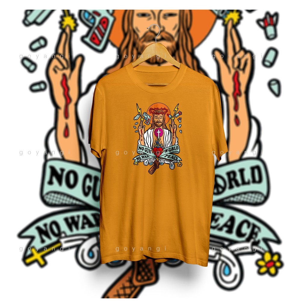 Áo thun  nam nữ tay lỡ Peace World