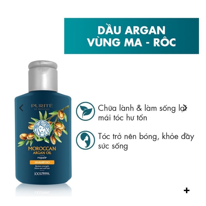 Dầu gội Purite Moroccan 60ml