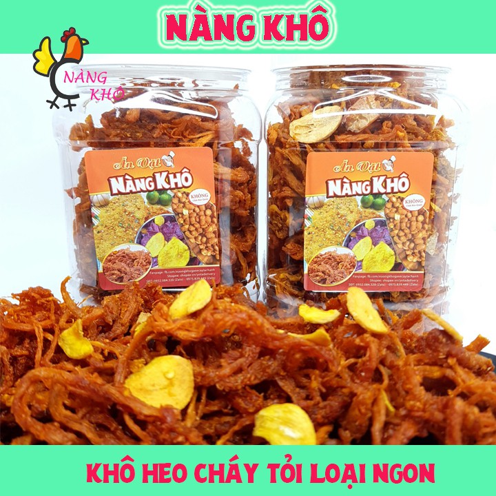 [Mã GROSALEHOT giảm 8% đơn 250K] 1 Kí Khô heo cháy tỏi loại 1 ( Giòn ngon - Đậm vị ) | Nàng Khô