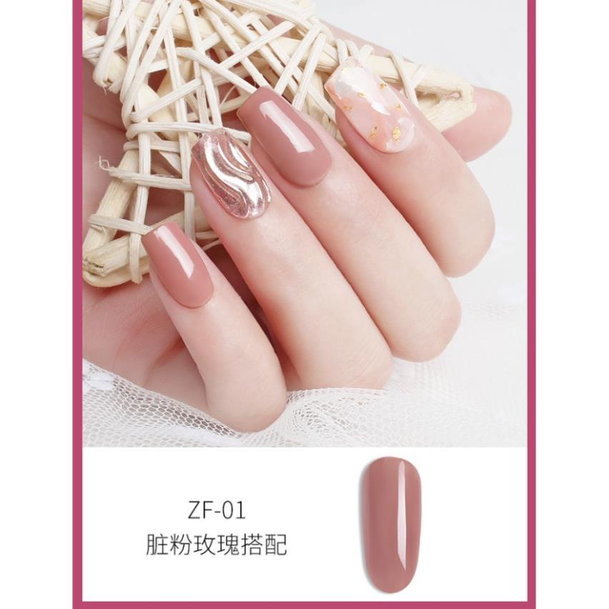 Sơn Gel AS vỏ đen Mã ZF ( Cam Kết Chính Hãng - làm khô sơn gel bằng máy hơ uvled )