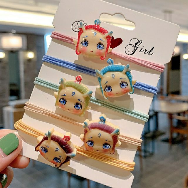 Cột tóc buộc tóc hình mặt siêu cute