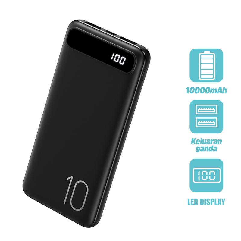 Sạc Dự Phòng 10000mah BASIKE PT18P 2.1A Sạc Nhanh