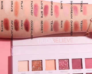 [ Freeship 99k ] BẢNG MẮT NUDE HUDABELIEVE