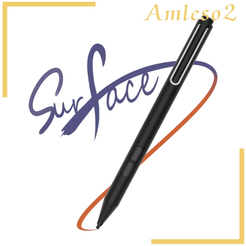 [AMLESO2]Surface Smart Stylus Pen for Surface Pro 7 6 5 4 3/ Laptop 3 2 1/ Go Black