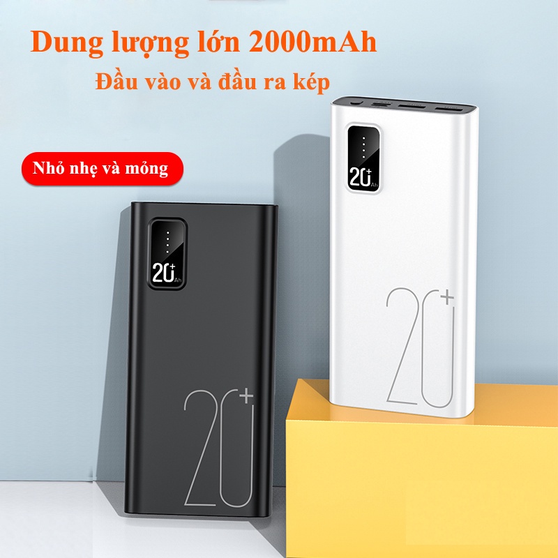 Sạc Dự Phòng 20000mah Iphone Sạc Nhanh Pin Pin Dự Phòng 10000mah Fast Charge Power Bank Chính Hãng