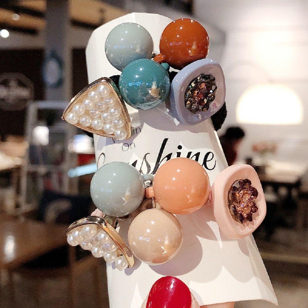 Dây Cột Tóc Đính Hạt Lấp Lánh Dễ Thương Cho Nữ