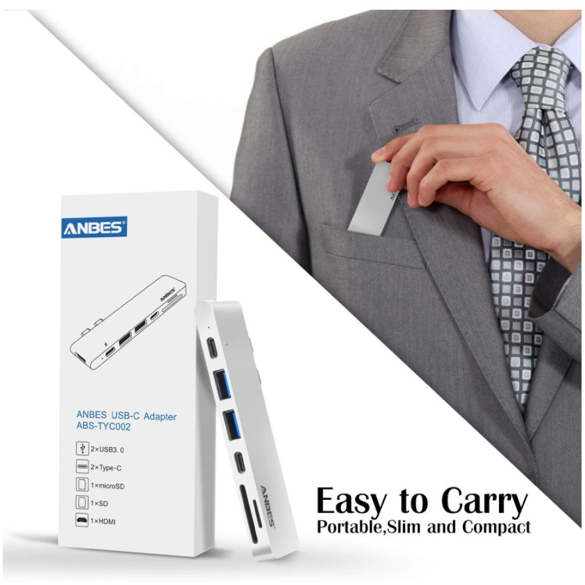 Hub USB type C của ANBES dành cho Macbook