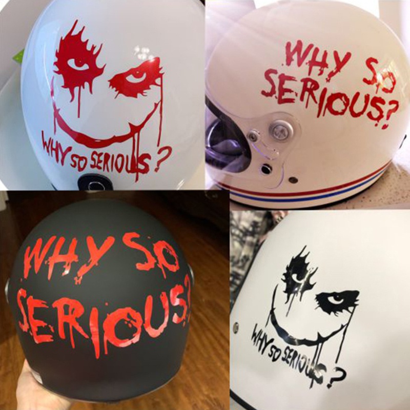 Miếng Dán Trang Trí Mũ Bảo Hiểm Phong Cách Halloween Độc Đáo