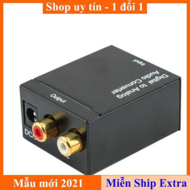 [Xả kho] Bộ chuyển đổi tín hiệu âm thanh từ cổng quang Optical sang tín hiệu AV - Cục chuyển đổi Audio Converter