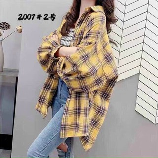 Áo sơ mi sọc phom rộng