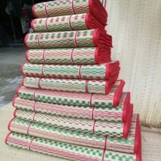 Chiếu cói xuất khẩu gấp [size 1m8x2m0] [có thể gấp ba hoặc gấp đôi]