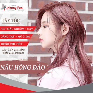 Thuốc Nhuộm Tóc Màu Nâu Hồng Đào Johnny Feel