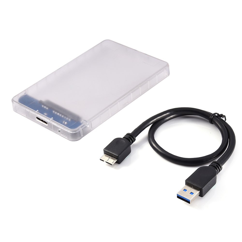 Hộp đựng đĩa cứng 2,5 inch Hộp đựng ổ cứng USB3.0 SATA3.0 Hộp đựng ổ cứng ngoài hỗ trợ Giao thức UASP truyền 3TB