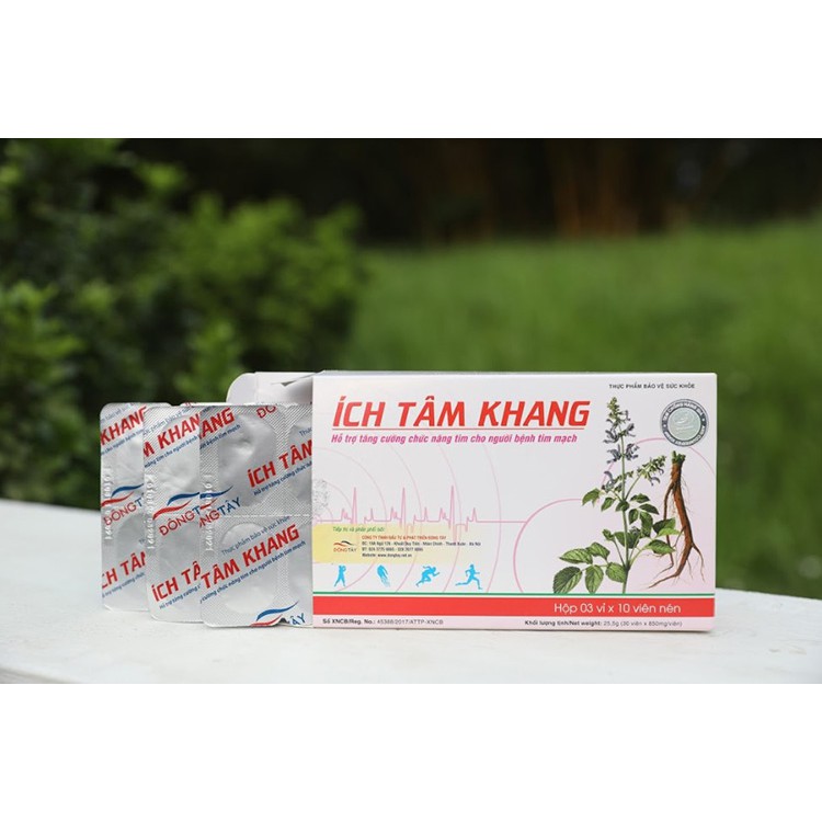 [MUA 6 TẶNG 1 ]  ÍCH TÂM KHANG - Giúp tăng cường sức khỏe tim mạch.